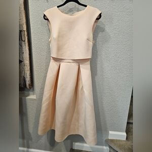 Asos Crop Top Midi Dress, Size 6